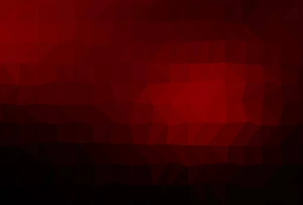 Vector Rojo Oscuro Baja Textura Poli Ilustración Abstracta Brillante Con — Vector de stock