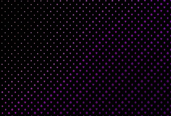 Темно Фіолетове Векторне Компонування Елементами Карт Блиск Абстрактний Ескіз Ізольованими — стоковий вектор