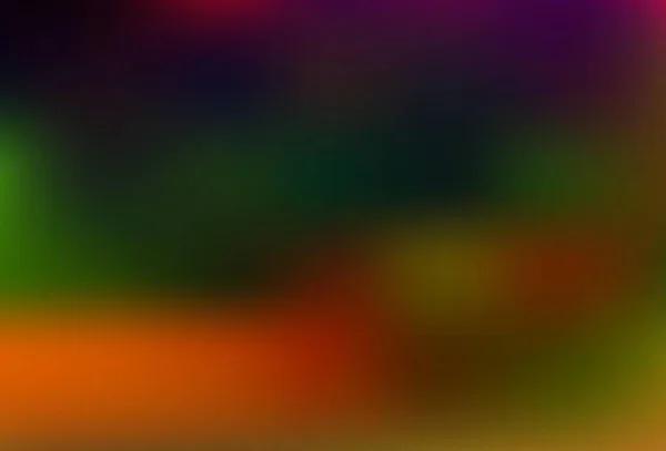 Dark Multicolor Rainbow Vektor Glänzende Abstrakte Vorlage Bunte Illustration Verschwommenem — Stockvektor
