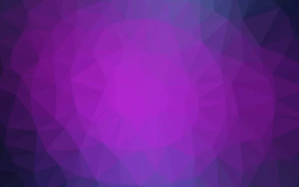 暗粉色 蓝色矢量模糊三角形纹理 — 图库矢量图片