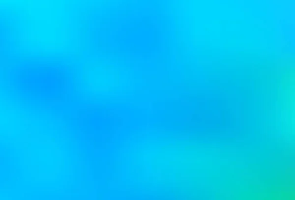 Modèle Bleu Clair Vecteur Vert Flou Coloré Illustration Abstraite Moderne — Image vectorielle