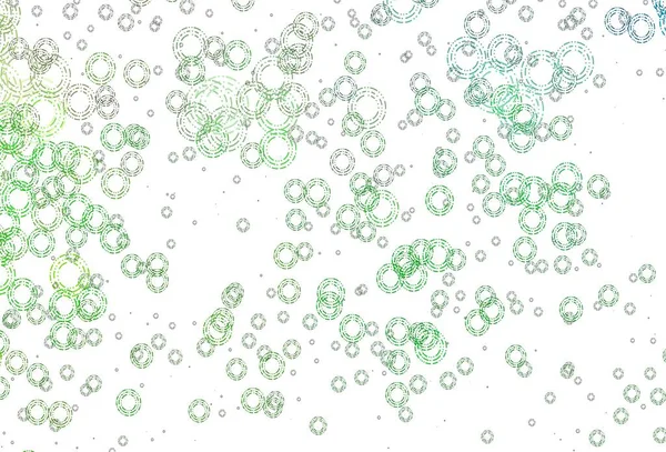 Светло Зеленое Векторное Покрытие Пятнами Современная Абстрактная Иллюстрация Красочными Каплями — стоковый вектор