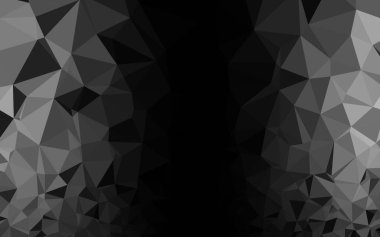 Koyu Gümüş, Gri vektör çokgen yerleşimi.