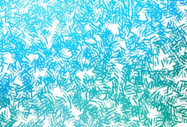 Koyu mavi, tekrarlanan çubuklu yeşil vektör şablonu. Bulanık arkaplanda gradyanı olan çizgiler. Reklamlar, posterler, afişler için desen.