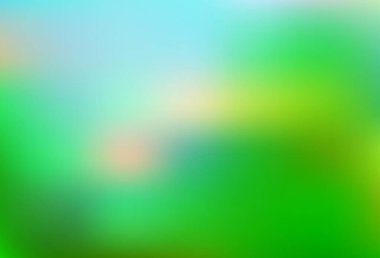 Açık yeşil vektör soyut parlak arkaplanı bulanıklaştırdı. Renkli soyut çizimler ve gradyan. Marka kitabı için şık bir kapak..