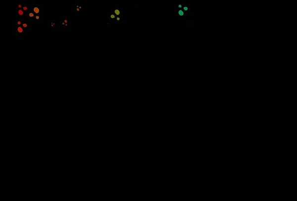 Темный Разноцветный Векторный Фон Rainbow Пузырьками Совершенно Новая Цветная Иллюстрация — стоковый вектор