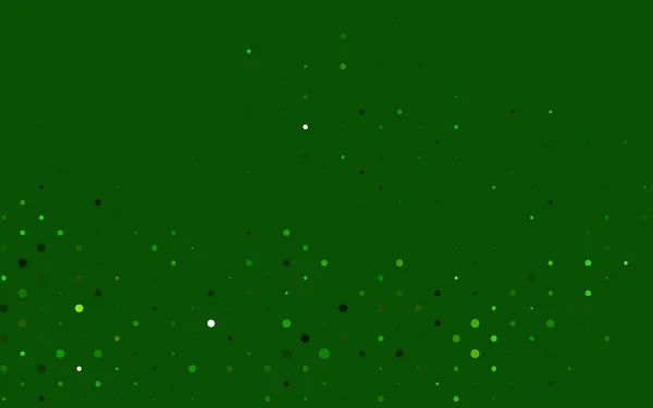 ライトグリーンベクトル背景ドット — ストックベクタ