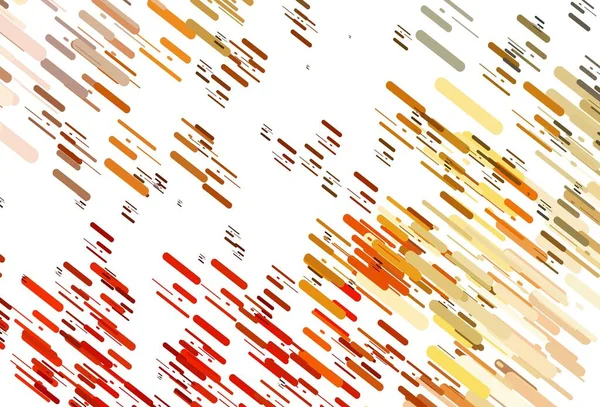 Светло Желтая Оранжевая Векторная Текстура Цветовыми Линиями Блестящие Абстрактные Иллюстрации — стоковый вектор