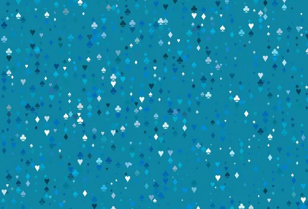 Licht Blue Vector Achtergrond Met Kaarten Borden Glitter Abstracte Schets — Stockvector