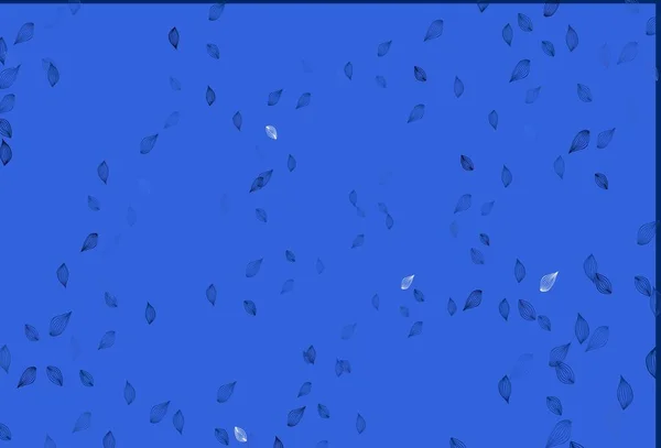 Ελαφρύ Μπλε Διανυσματικό Σκίτσο Διακοσμητική Απεικόνιση Αφηρημένα Πολύχρωμα Φύλλα Χειροποίητο — Διανυσματικό Αρχείο
