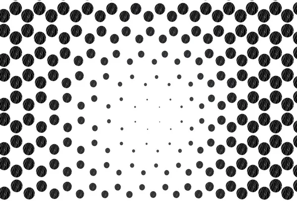 Světle Černé Vektorové Pozadí Bublinami Ilustrace Množinou Zářících Barevných Abstraktních — Stockový vektor