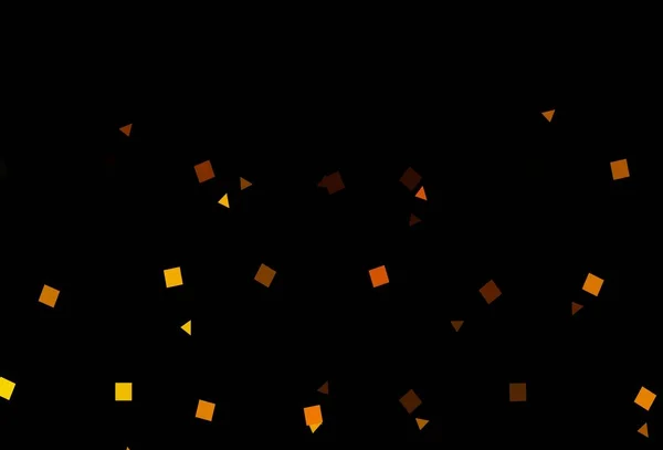 濃い黄色 円と多角形のスタイルでオレンジのベクトルカバー カラフルなグラデーションの菱形 Cmの模様 — ストックベクタ