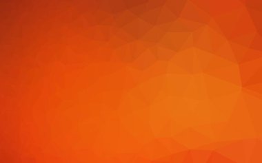 Açık Turuncu vektör soyut mozaik arkaplan.