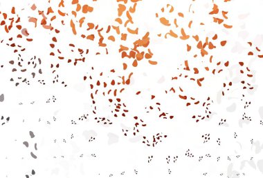 Açık Kırmızı, soyut şekilli sarı vektör arkaplan. Renkli rastgele şekillerle modern soyut illüstrasyon. Kartvizitiniz için modern tasarım.