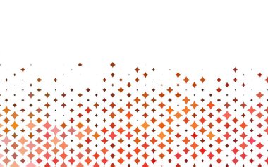 Açık sarı, güzel yıldızlı turuncu vektör dokusu.