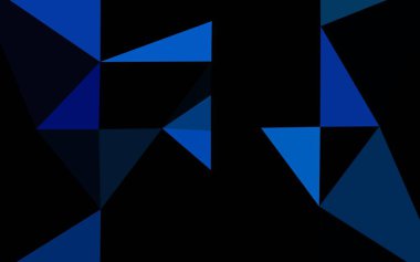 Işık Mavisi vektörü üçgen arkaplan.