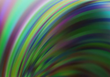 Soyut çizgileri olan Açık Yeşil vektör şablonu.