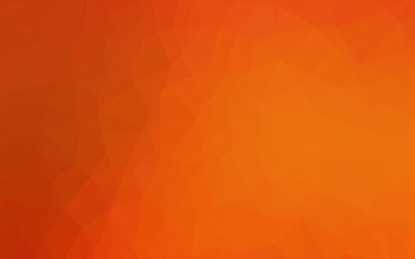 Açık Turuncu vektör çokgen arkaplan.