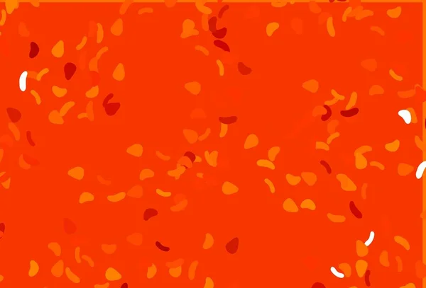 Světle Oranžové Vektorové Pozadí Abstraktními Tvary Ilustrace Barevnými Tvary Přechodu — Stockový vektor