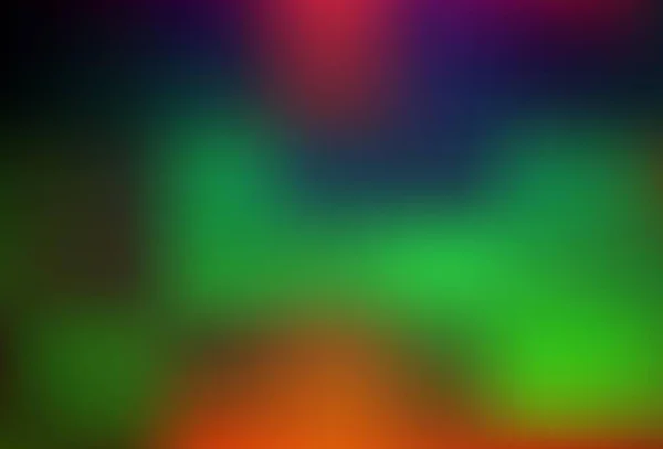 Dark Multicolor Rainbow Vetor Abstrato Fundo Brilhante Uma Ilustração Cores — Vetor de Stock