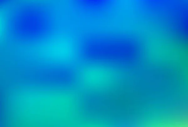 Ljusblå Grön Vektor Bokeh Och Färgglada Mönster Glänsande Färgglada Illustration — Stock vektor