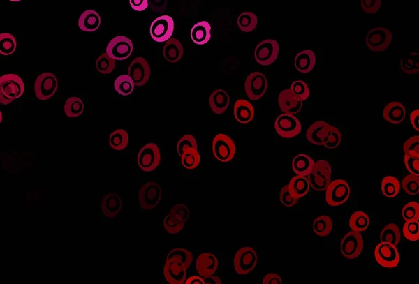 ダークパープルピンクのベクトルテンプレート 抽象的な背景にカラフルなグラデーションでぼやけた泡 ブランドブックのテンプレート — ストックベクタ