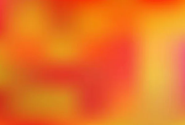 Světle Oranžový Vektorový Lesklý Bokeh Vzor Elegantní Jasná Ilustrace Gradientem — Stockový vektor