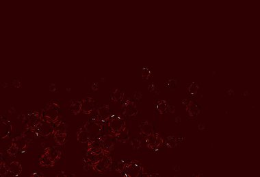 Açık pembe, baloncuklu sarı vektör arkaplan. Soyut arka planda bulanık kabarcıklar ve renkli gradyan. İş reklamları için tasarım.