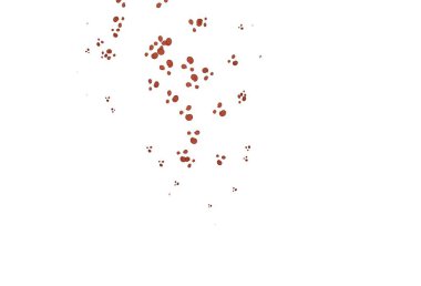 Kabarcık şekilli açık kırmızı vektör arka planı. Mermer şeklinde parlak eğri çizimler. Arkaplanlar için desenli dalga deseni.