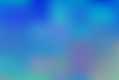 Işık Mavisi vektörü soyut parlak şablonu bulanıklaştırdı. Bokeh tarzında tamamen yeni bir renk çizimi. İşiniz için yepyeni bir tasarım..