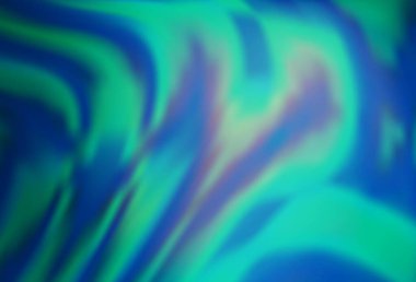 Açık mavi vektör desenli çizgiler, ovaller. Değişken çizgileri olan renkli soyut çizimler. Markan için yeni kompozisyon.