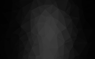 Koyu gümüş, gri vektör düşük polimerli doku.