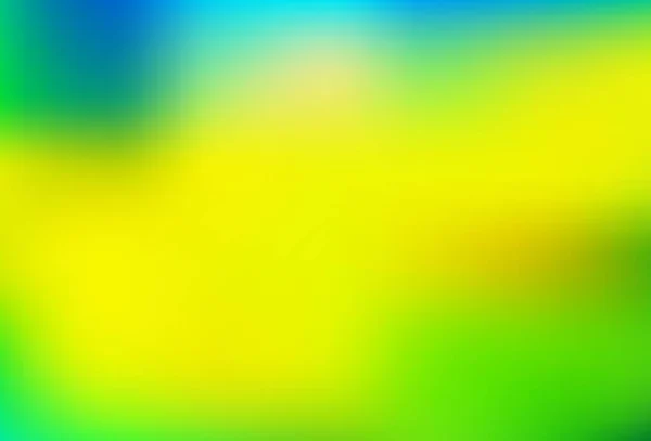 Dunkelgrünes Gelbes Vektorunschärfemuster Eine Vage Abstrakte Illustration Mit Gefälle Design — Stockvektor