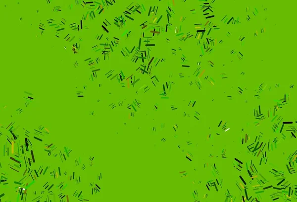 Светло Зеленый Векторный Отскок Длинными Линиями Декоративная Сияющая Иллюстрация Линиями — стоковый вектор