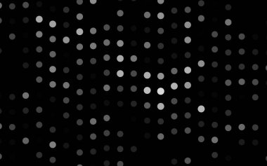 Koyu Gümüş, daireli gri vektör şablonu.