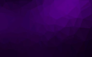 Koyu Mor vektör üçgen şablonu.