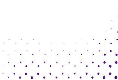 Çember şekilli açık mor vektör düzeni. Doğa tarzında bulanık halkaları olan güzel renkli çizimler. Güzel web siteleri için desen.