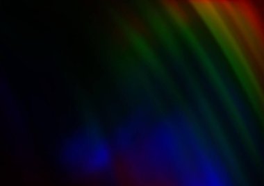 Koyu Çoklu Renk, Gökkuşağı vektör arkaplanı eğimli çizgiler.