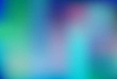 Işık Mavisi vektörü soyut parlak şablonu bulanıklaştırdı. Gradyanı olan belirsiz bir soyut çizim. Tasarımınız için yepyeni bir şablon.