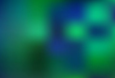 Açık yeşil vektör soyut bulanık arkaplan. Soyut ve gradyan renkte renkli çizimler. Yaratıcı tasarımlarınız için örnek.