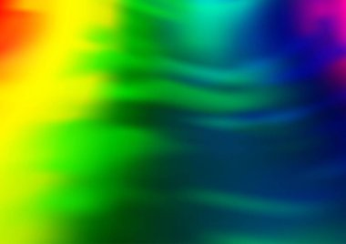 Açık Çokrenkli, Gökkuşağı vektör bokeh şablonu.