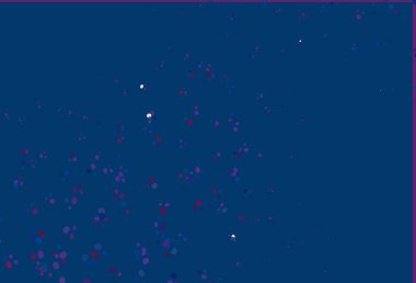 Açık mavi, eğri kurdeleli kırmızı vektör deseni. Mermer biçiminde ve gradyanlı geometrik illüstrasyon. Cep telefonu geçmişinin şablonu.