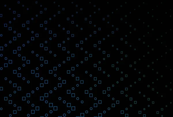 Темно Синий Зеленый Векторный Чехол Многоугольным Стилем Красивая Иллюстрация Прямоугольниками — стоковый вектор