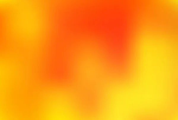 Light Yellow Orange Vector Blurred Colored Template Completely New Color — ストックベクタ