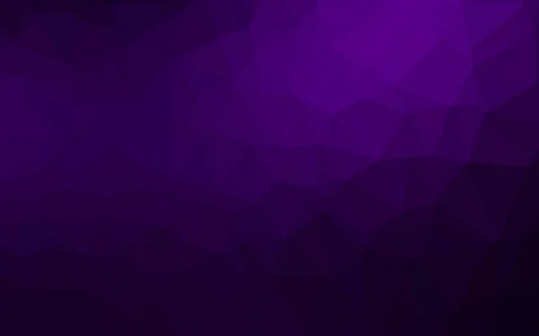 Dark Purple Vector Brillante Plantilla Triangular — Vector de stock