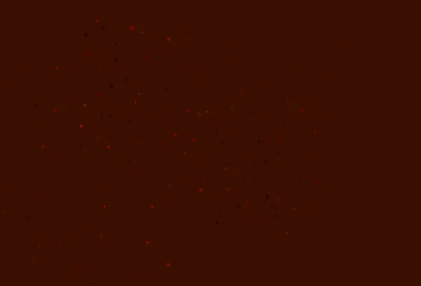 Rosso Chiaro Modello Vettoriale Giallo Con Simbolo Carte Disegno Decorativo — Vettoriale Stock