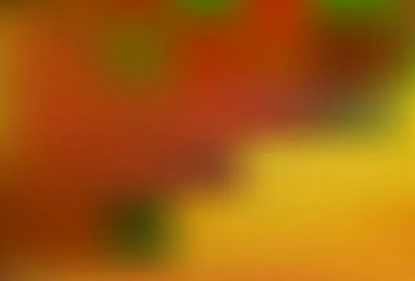 Hellgrüner Gelber Vektor Abstrakter Verschwommener Hintergrund Bunte Illustration Verschwommenem Stil — Stockvektor