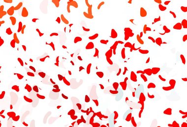 Rastgele biçimlerde açık kırmızı vektör dokusu. Rastgele şekillerle soyut tarzda dekoratif tasarım. Bir cep telefonu için arka plan.