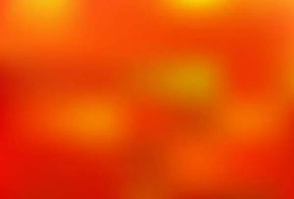 Rosso Chiaro Modello Bokeh Vettoriale Giallo Una Vaga Illustrazione Astratta — Vettoriale Stock