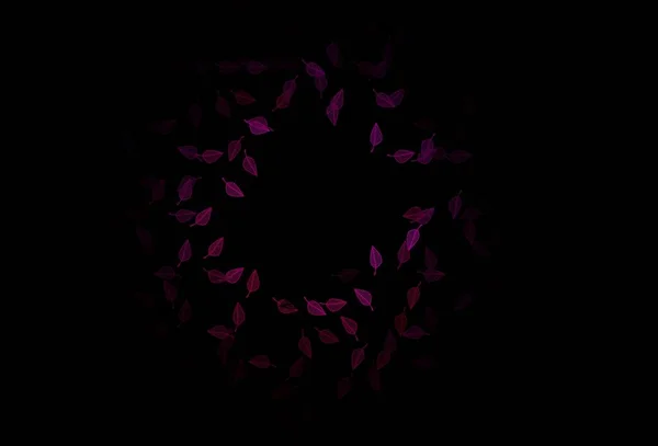 Dark Purple Pink Vector Doodle Layout Brand New Colorful Illustration — ストックベクタ